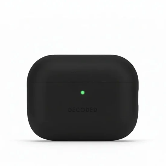 Decoded airpods pro 3 silicone case _ black